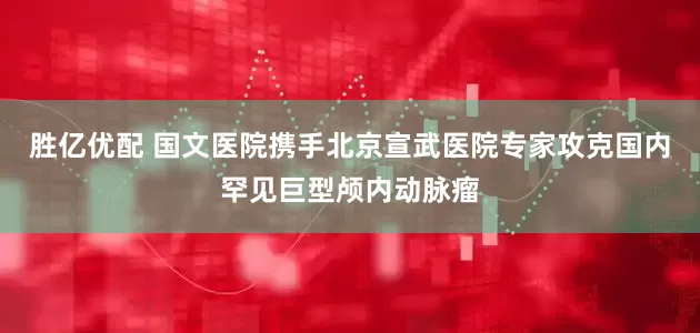 胜亿优配 国文医院携手北京宣武医院专家攻克国内罕见巨型颅内动脉瘤